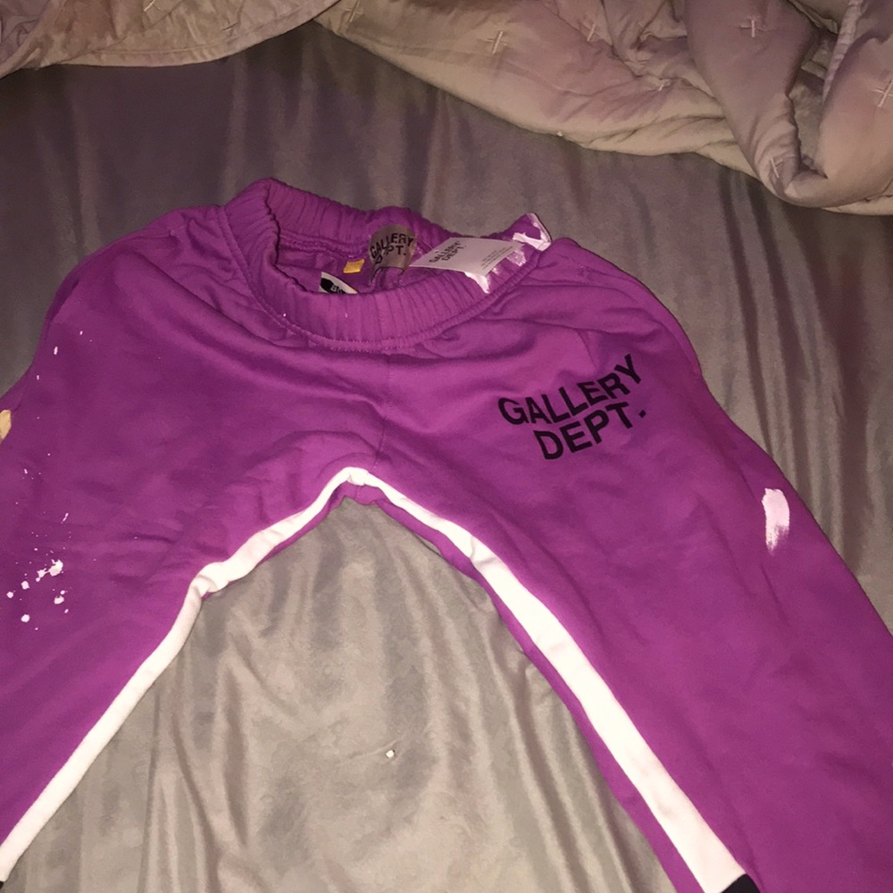 Purple Gallery Dept Flared Sweatpants